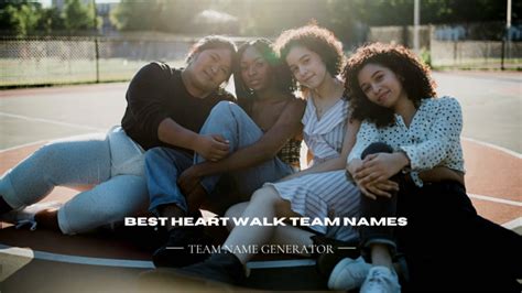 heart walk team names generator
